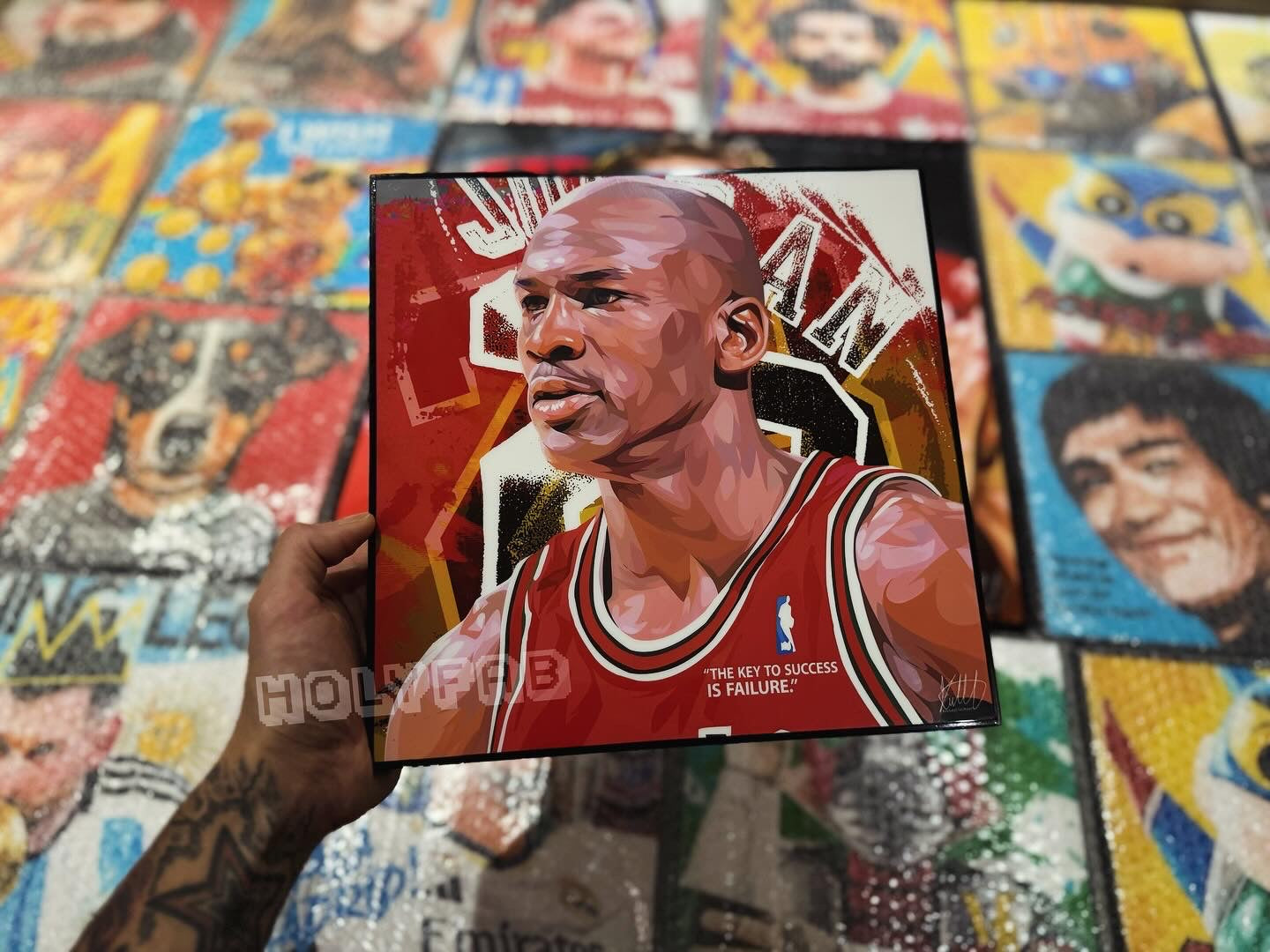 MICHAEL JORDAN VER 3 PopArt 掛畫