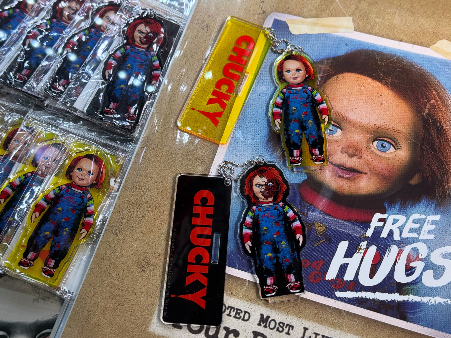 CHUCKY 鎖匙扣 立牌