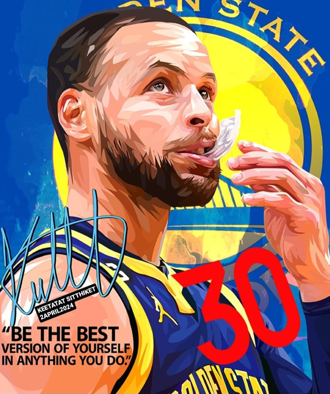 STEPHEN CURRY VER 3 PopArt 掛畫