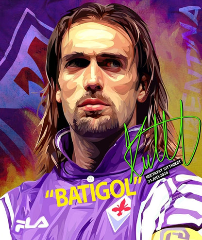 BATISTUTA PopArt 掛畫