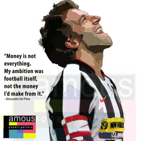 DEL PIERO Popart 掛畫