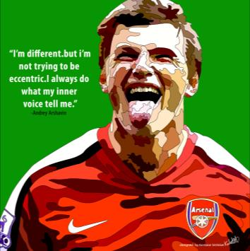 ANDREY ARSHAVIN Popart 掛畫