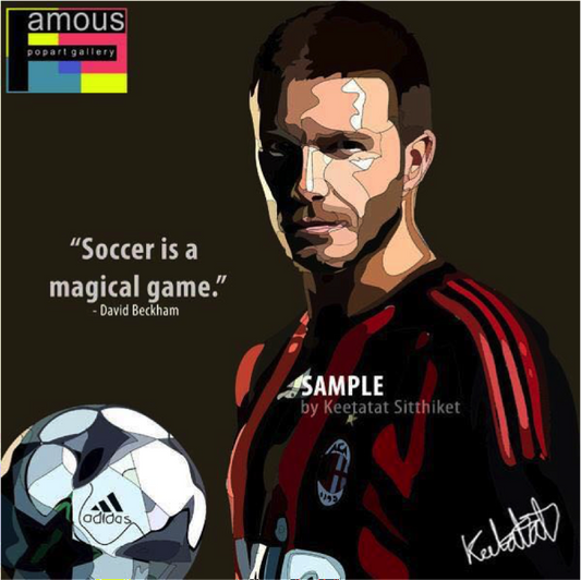 DAVID BECKHAM AC Popart 掛畫