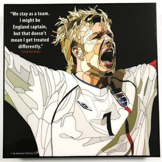 DAVID BECKHAM ENGLAND Popart 掛畫