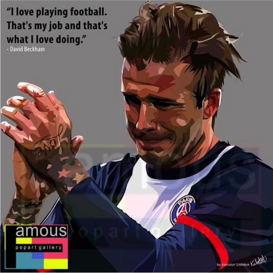 DAVID BECKHAM PARIS Popart 掛畫