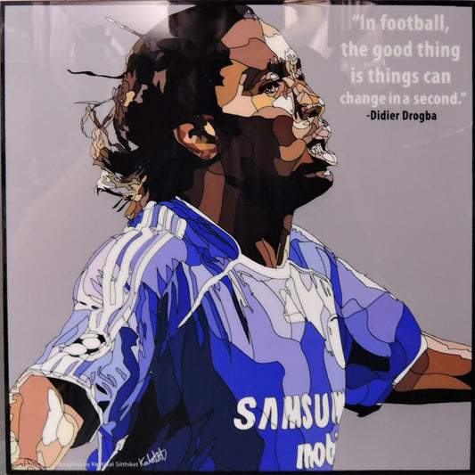 DIDIER DROGBA PopArt 掛畫