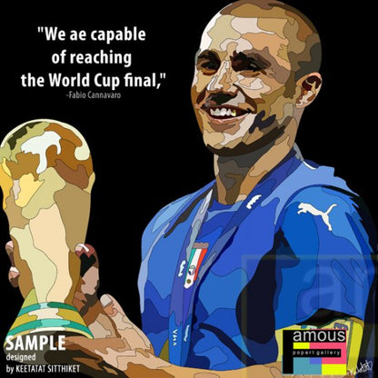 FABIO CANNAVARO PopArt 掛畫