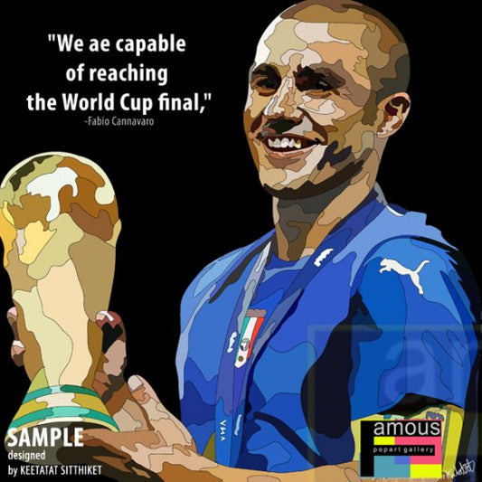 FABIO CANNAVARO PopArt 掛畫