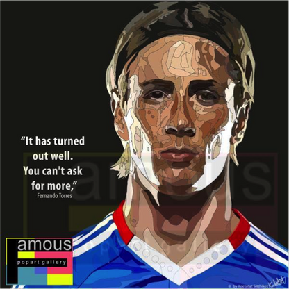 FERNANDO TORRES VER 1 PopArt 掛畫