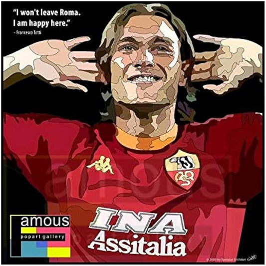 FRANCESCO TOTTI VER 1 PopArt 掛畫