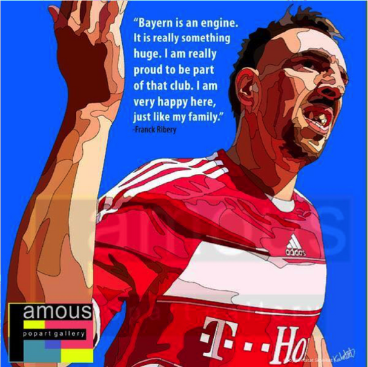 FRANCK RIBERY PopArt 掛畫