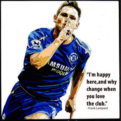 FRANK LAMPARD WHITE PopArt 掛畫