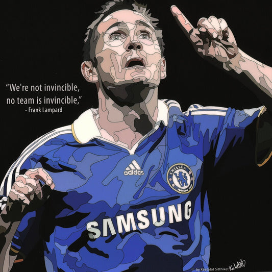 FRANK LAMPARD BLACK PopArt 掛畫