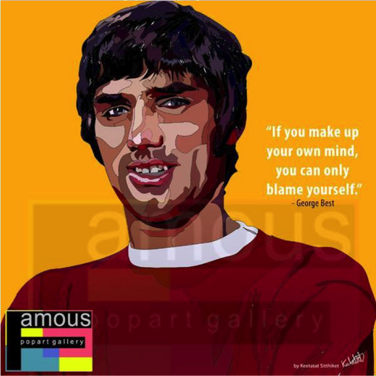 GEORGE BEST PopArt 掛畫