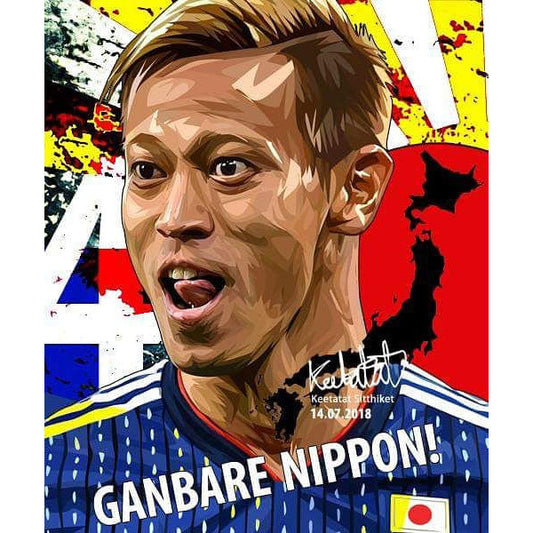 KEISUKE HONDA PopArt 掛畫