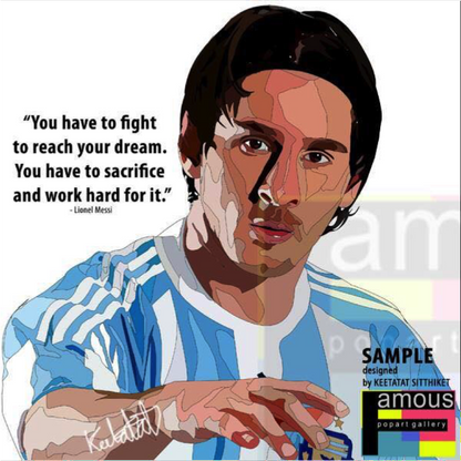 LIONEL MESSI ARGENTINA PopArt 掛畫