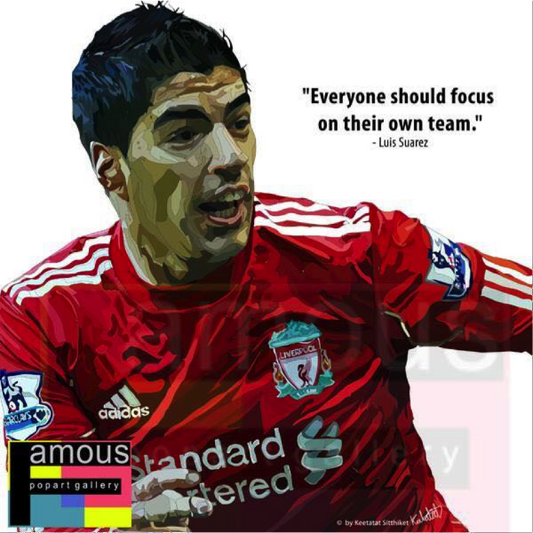 LUIS SUAREZ PopArt 掛畫