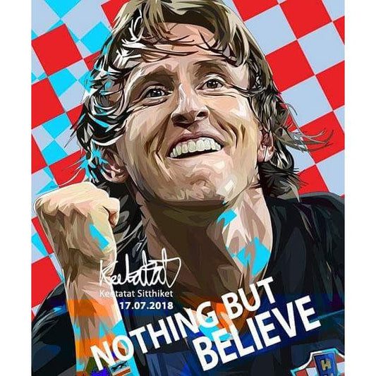 LUKA MODRIC PopArt 掛畫