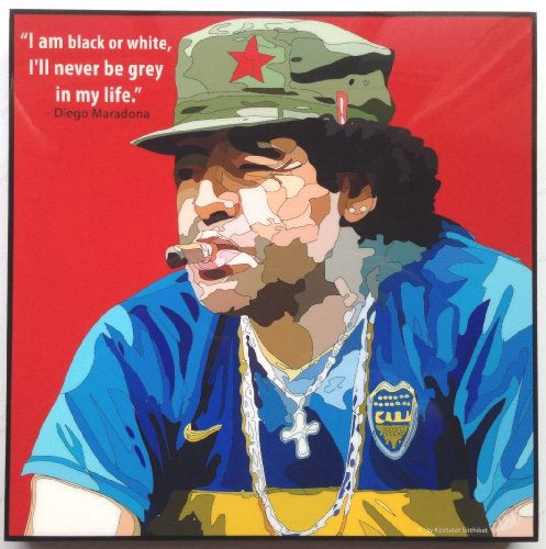 MARADONA CIGAR PopArt 掛畫