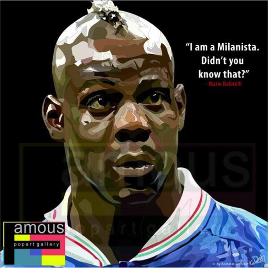 MARIO BALOTELLI PopArt 掛畫