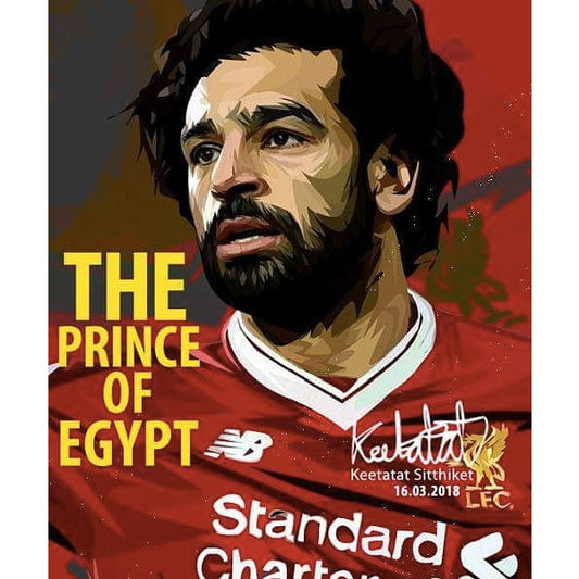 MOHAMED SALAH VER 1 PopArt 掛畫