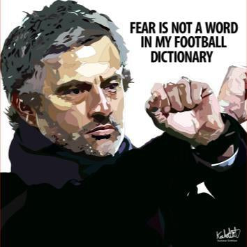 MOURINHO VER 1 / WHITE PopArt 掛畫