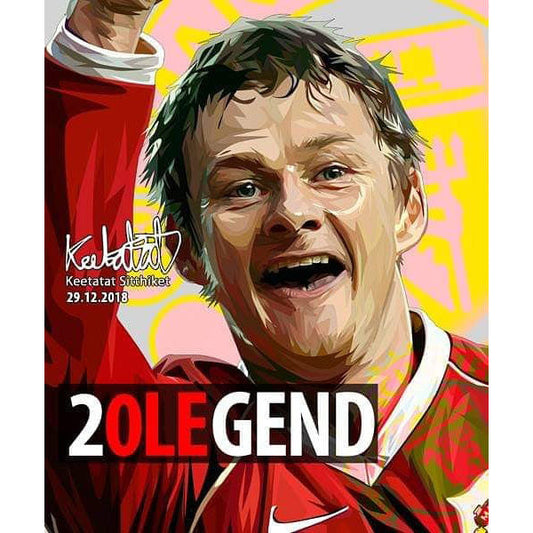 OLE GUNNAR SOLSKJAER PopArt 掛畫