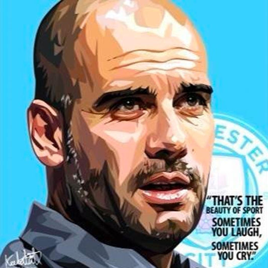 PEP GUADIOLA VER 2 PopArt 掛畫