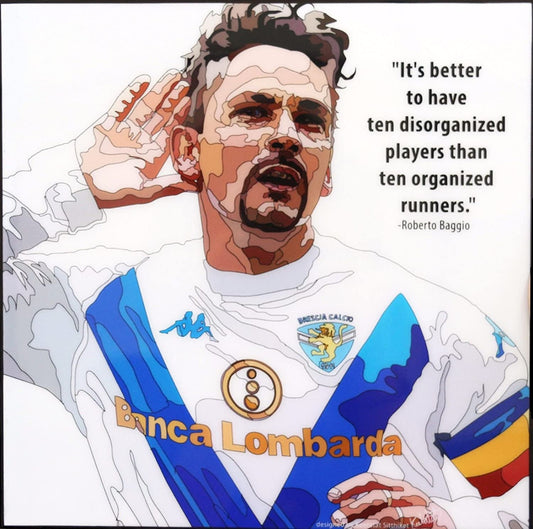 ROBERTO BAGGIO PopArt 掛畫