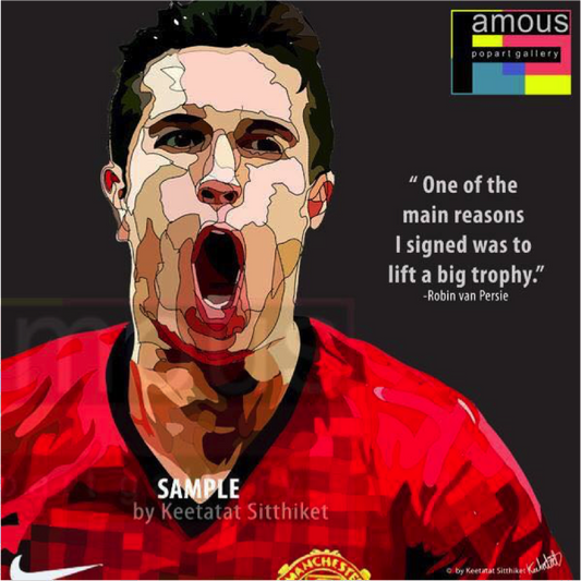 ROBIN VAN PERSIE PopArt 掛畫