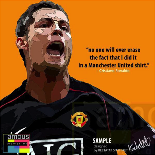 RONALDO NO ONE PopArt 掛畫