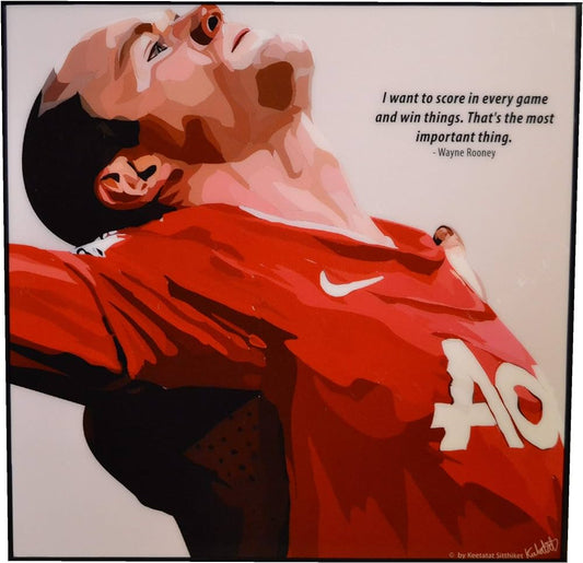 ROONEY MAN-U PopArt 掛畫