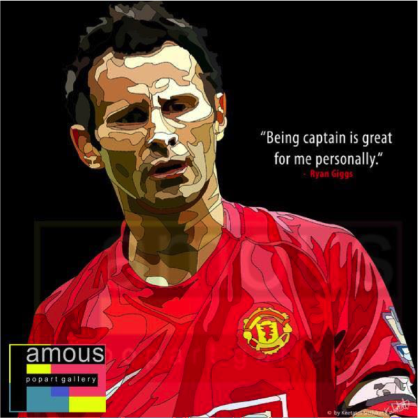 RYAN GIGGS PopArt 掛畫