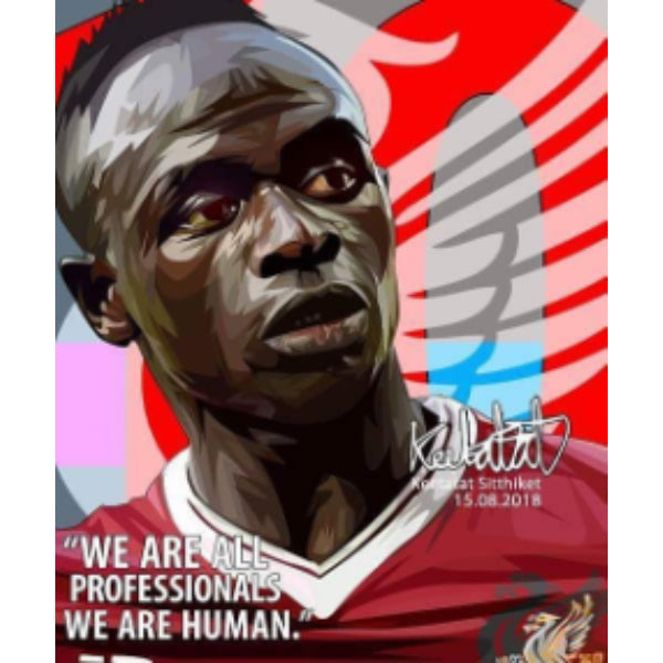 SADIO MANE PopArt 掛畫