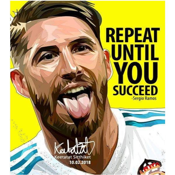 SERGIO RAMOS PopArt 掛畫