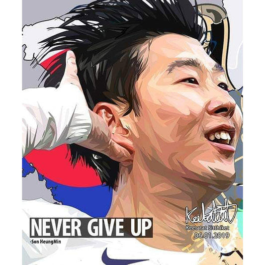 SON HEUNG-MIN VER 1  PopArt 掛畫