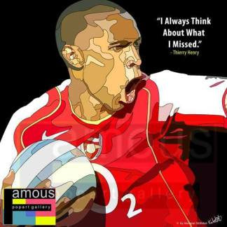 THIERRY HENRY PopArt 掛畫