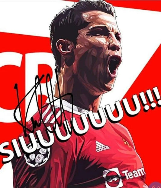 RONALDO CR7 SIUU PopArt 掛畫