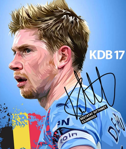 KEVIN DE BRUYNE PopArt 掛畫