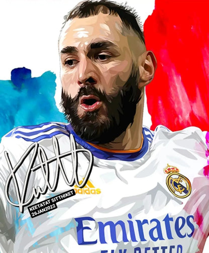 BENZEMA PopArt 掛畫