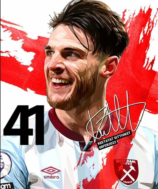 DECLAN RICE VER 1 PopArt 掛畫