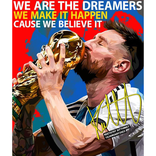 MESSI : DREAMERS PopArt 掛畫