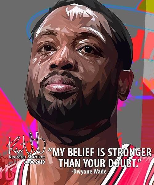 DWYANE WADE PopArt 掛畫