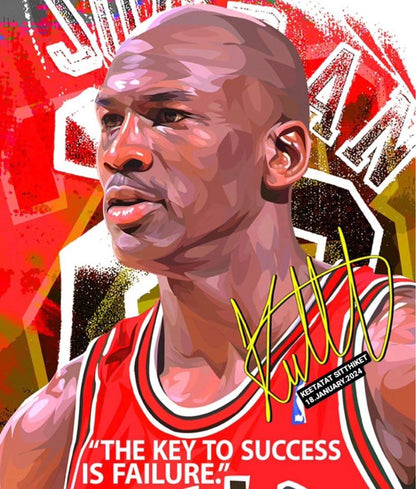 MICHAEL JORDAN VER 3 PopArt 掛畫