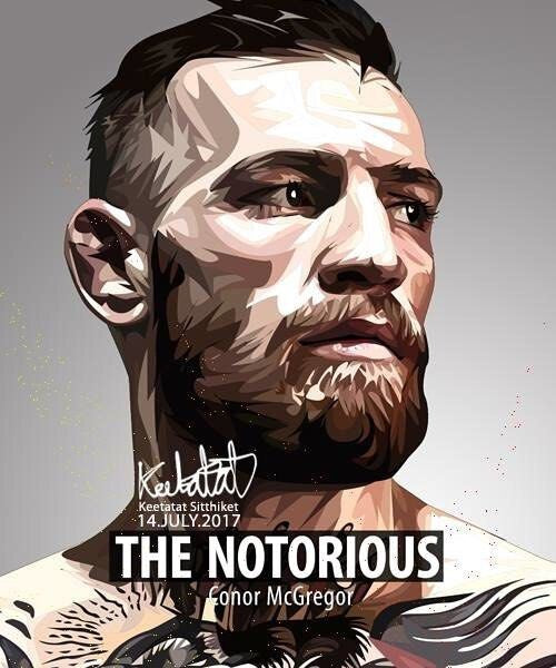 CONOR MCGREGOR PopArt 掛畫