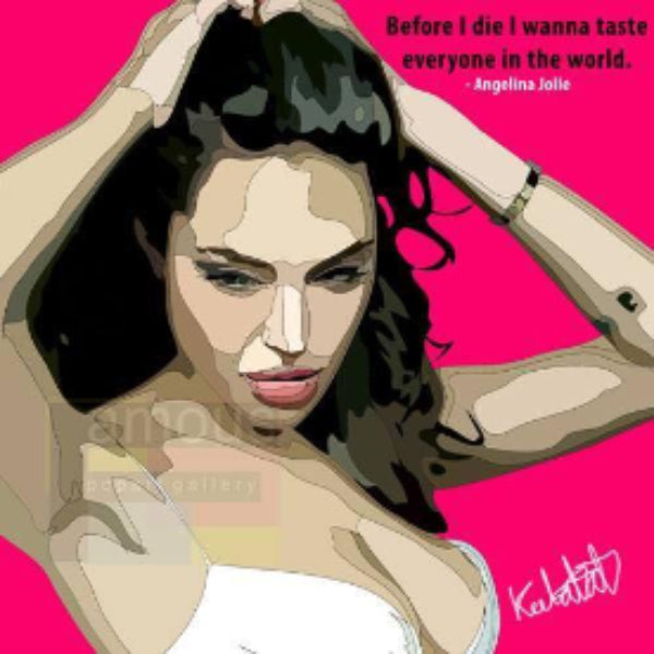 ANGELINA JOLIE PopArt 掛畫