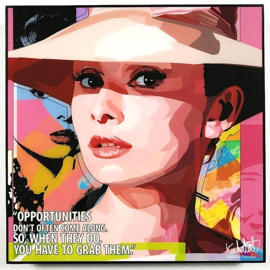 AUDREY HEPBURN VER 3 PopArt 掛畫