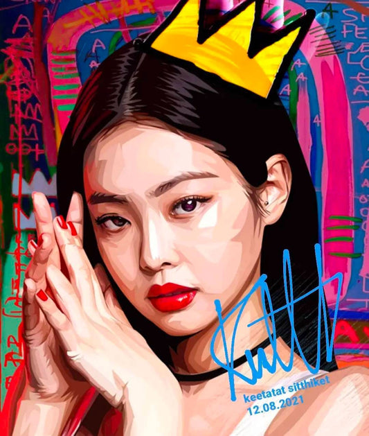 BLACKPINK JENNIE VER 2 PopArt 掛畫