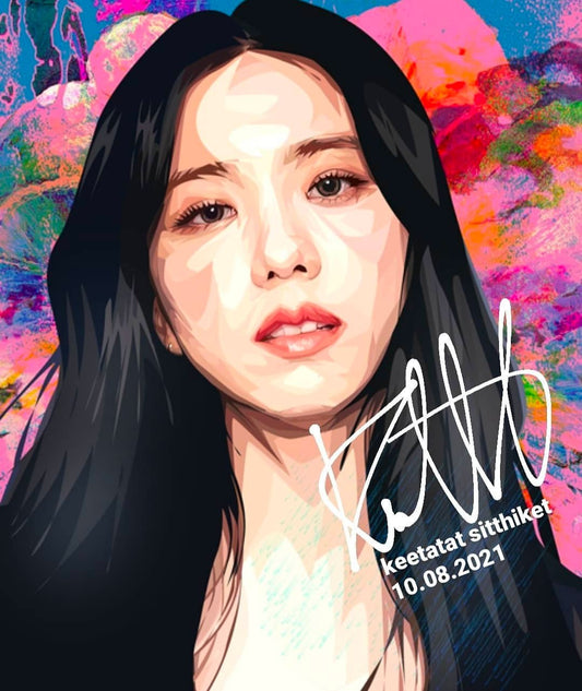 BLACKPINK JISOO VER 2 PopArt 掛畫