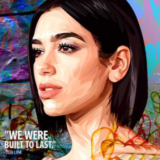 DUA LIPA PopArt 掛畫